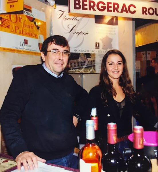 salon des vins par les vignobles lajonie à Monbazillac, Bergerac et Pécharmant en Dordogne